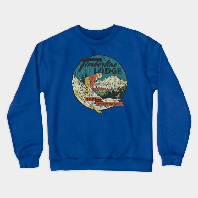 Timberline Lodge 1938 Crewneck Sweatshirt by JCD666